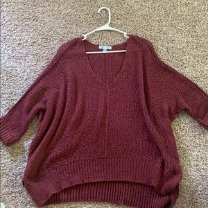 Overthrow sweater